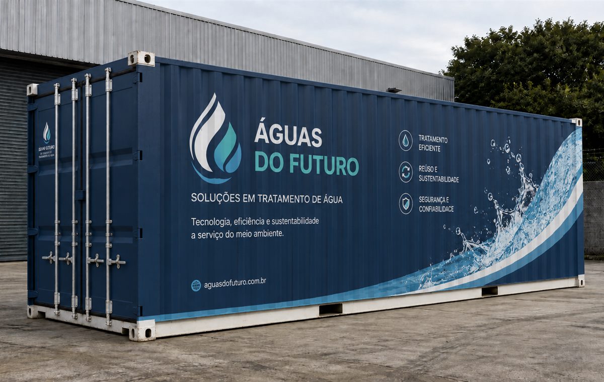 Container personalizado com comunicação visual